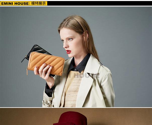 伊米妮女士钱包 品牌 伊米妮(eminihouse) 材质 头层纳帕纹牛皮 产品